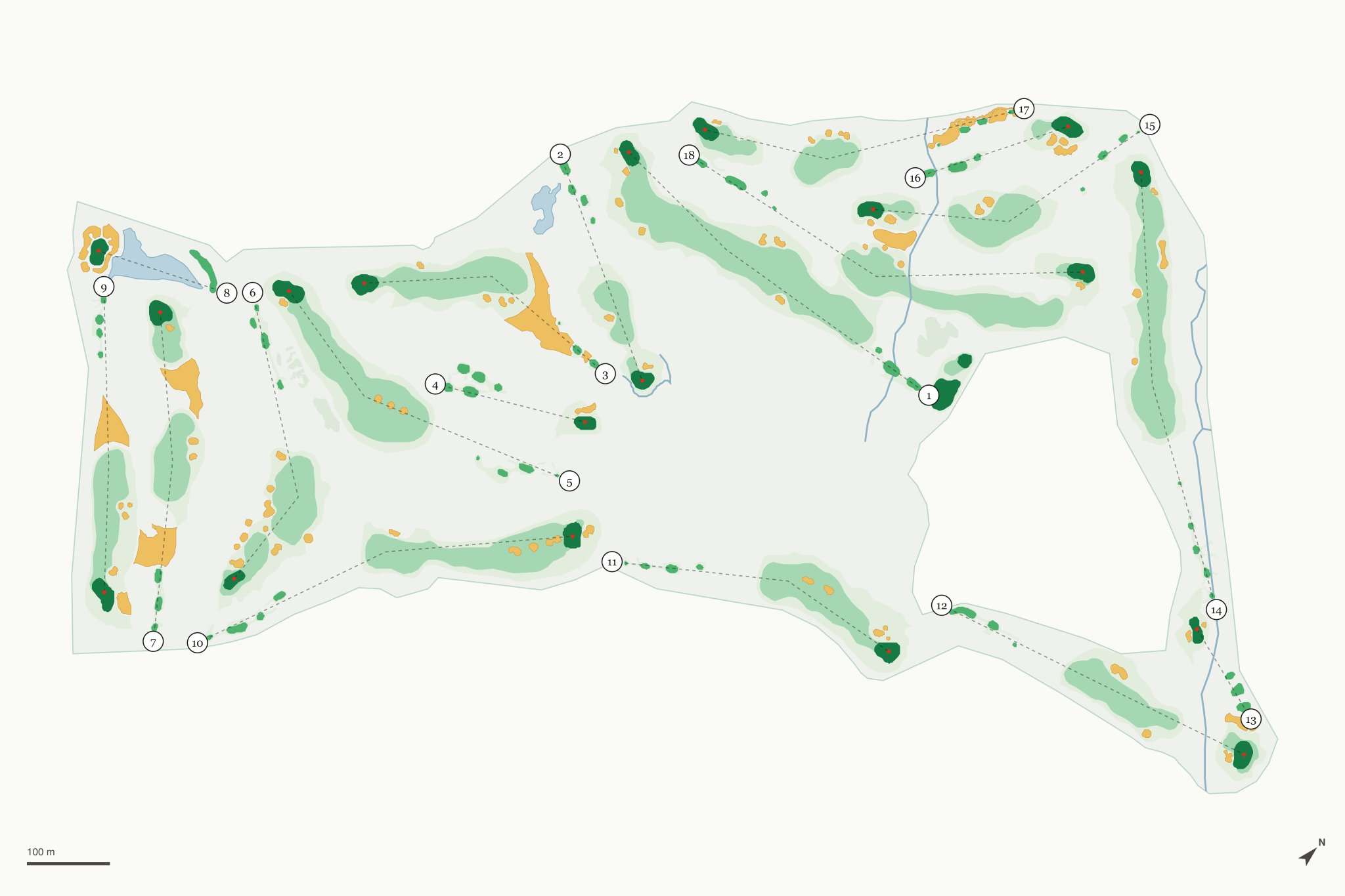 Map of The Links at Spanish Bay