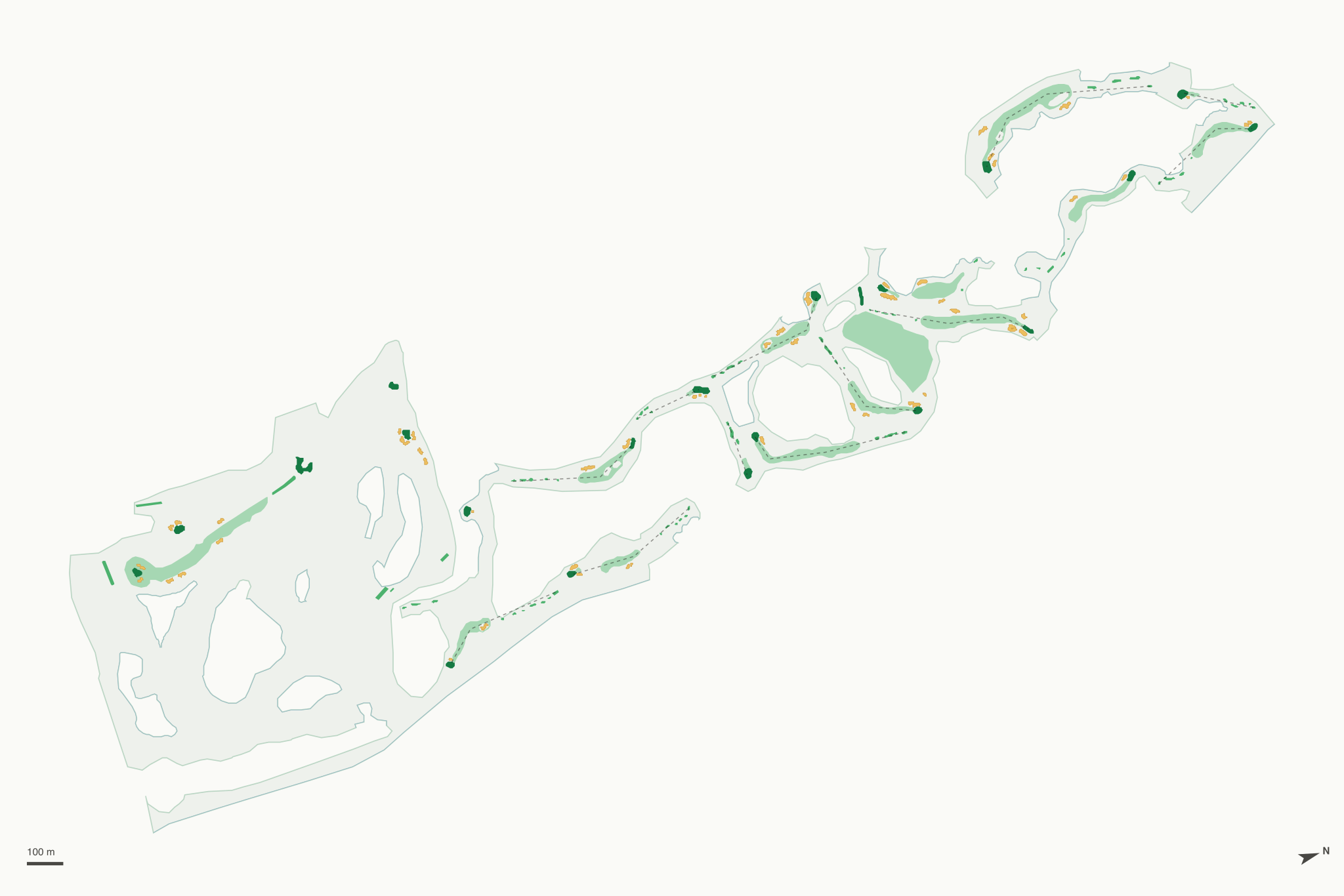 Map of Misty Creek Country Club