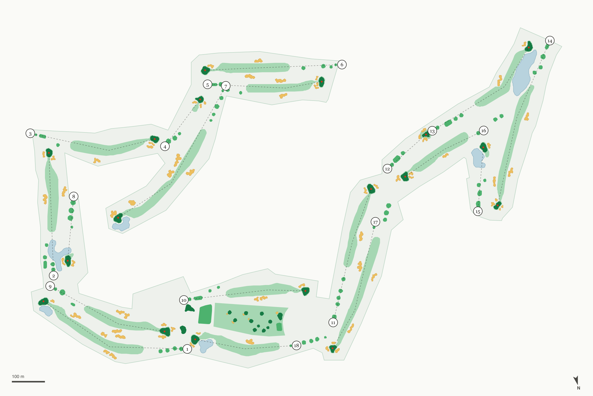 Map of Shadowridge Golf Club