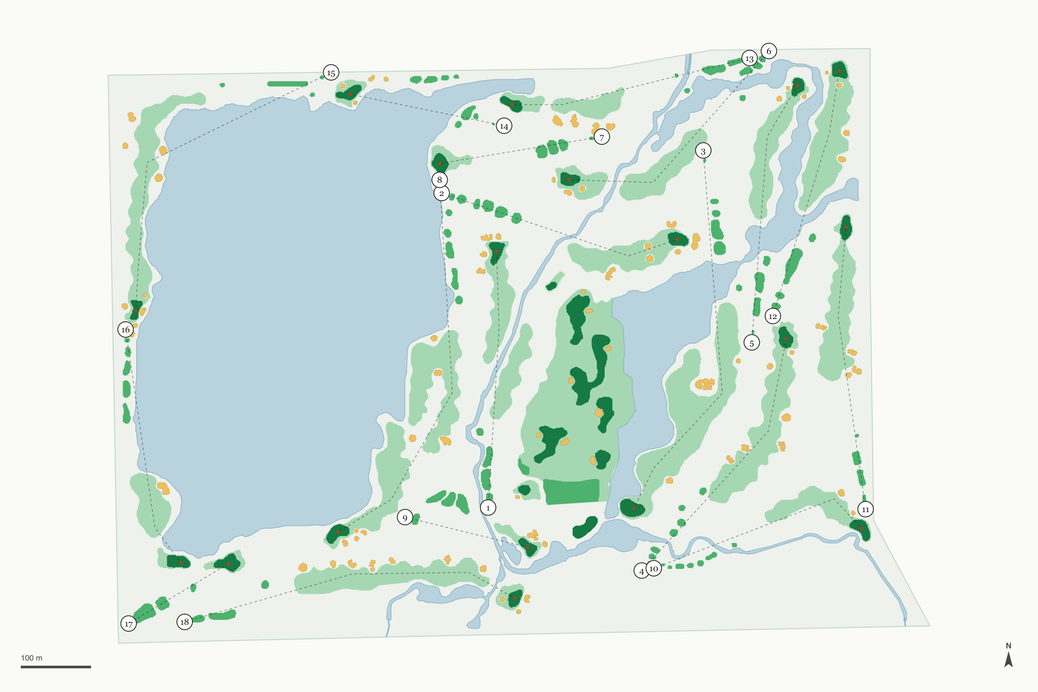 Map of Mistwood Golf Club