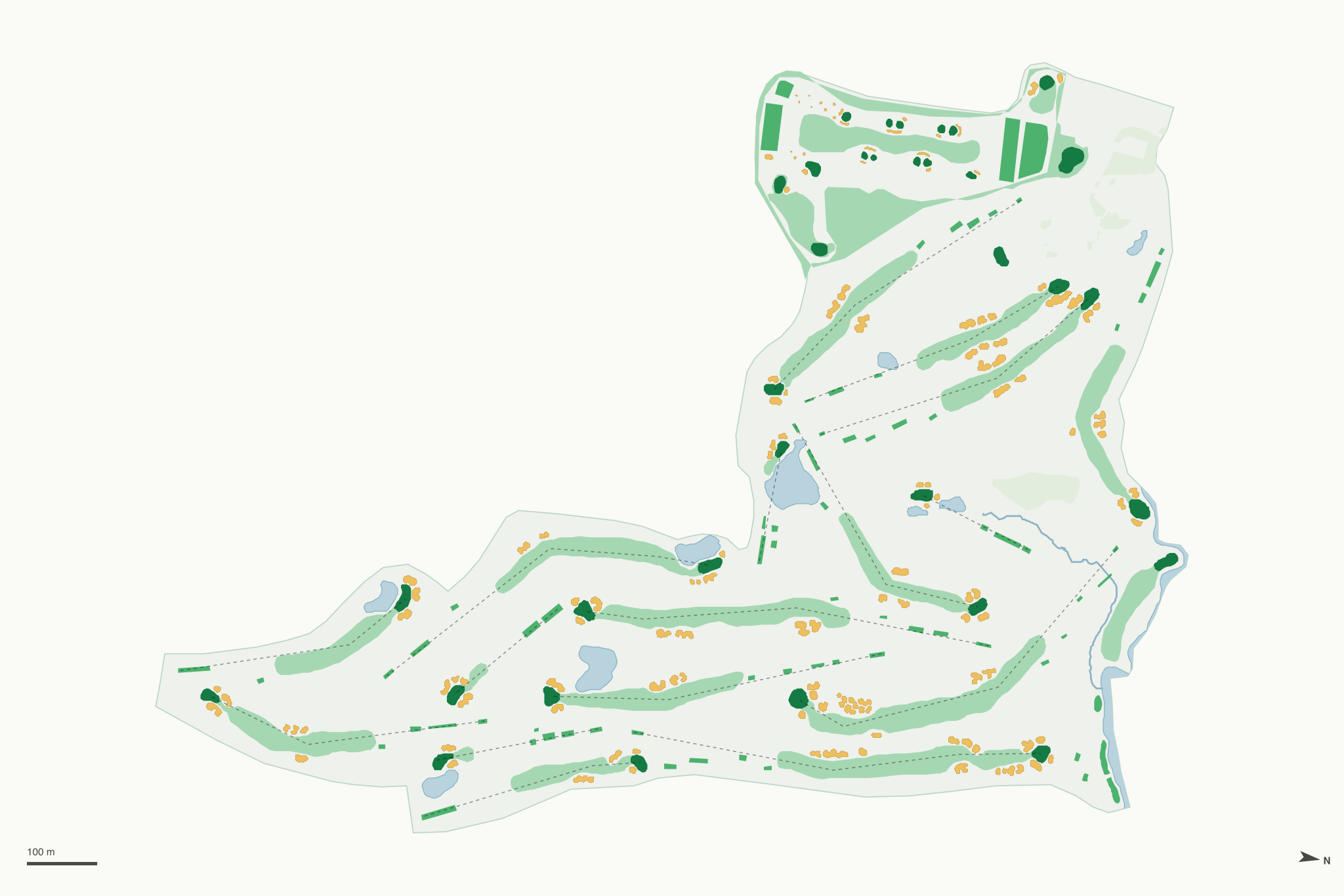 Map of Hazeltine National Golf Club