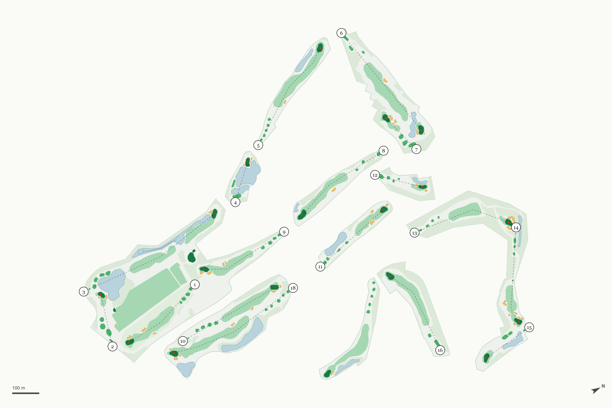 Map of The Golf Club At Redmond Ridge