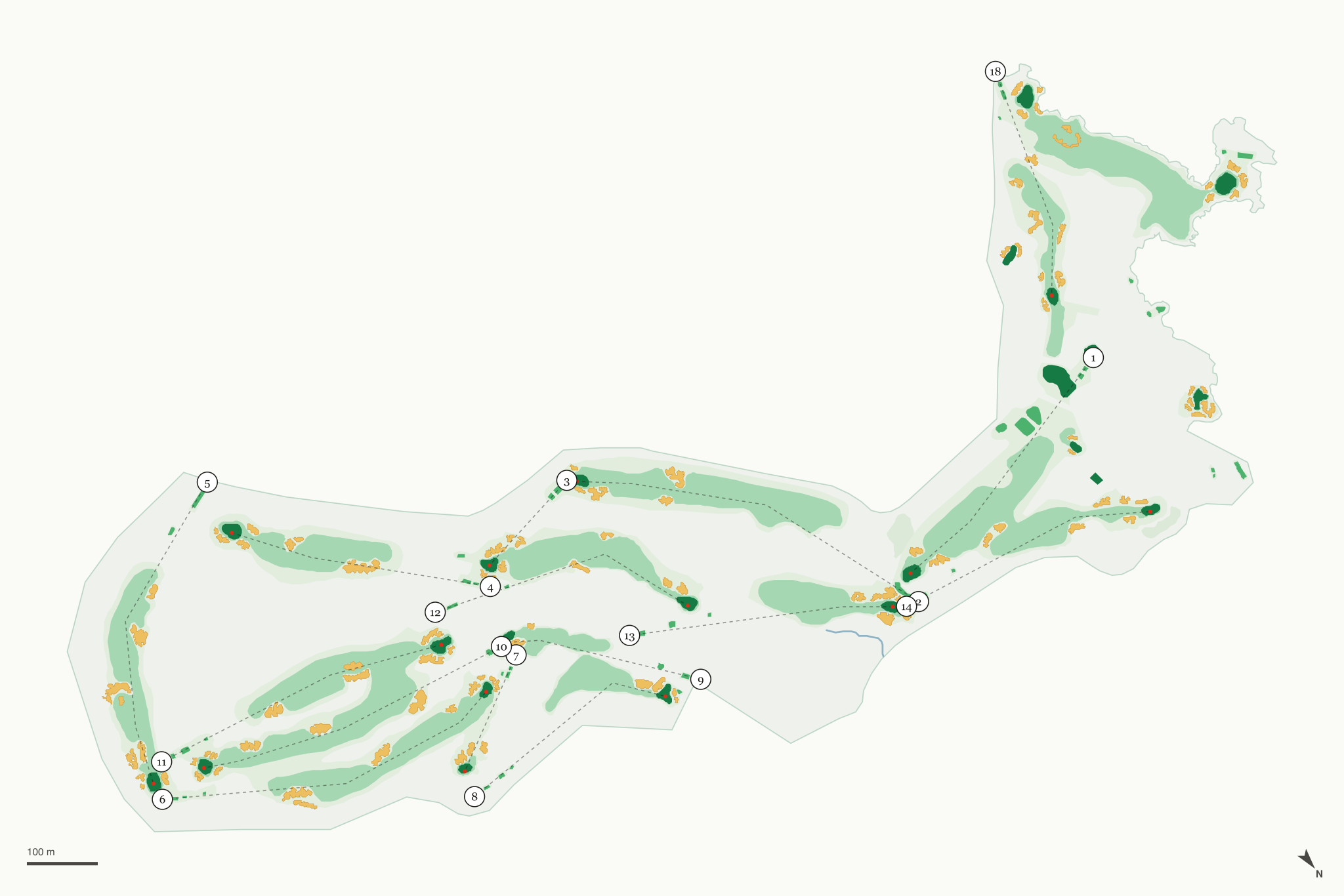 Map of Cypress Point Club