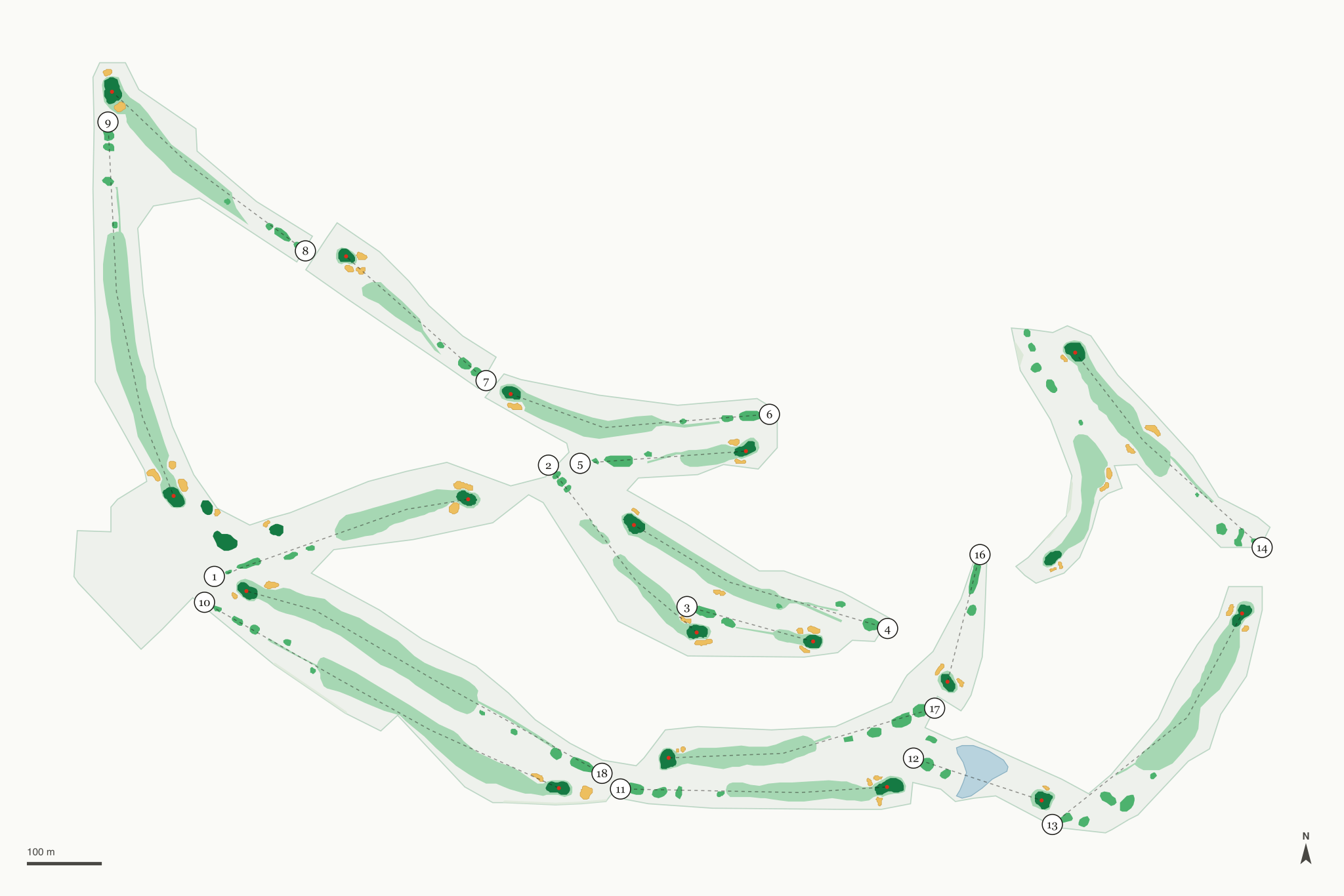 Map of Fairwood Golf & Country Club
