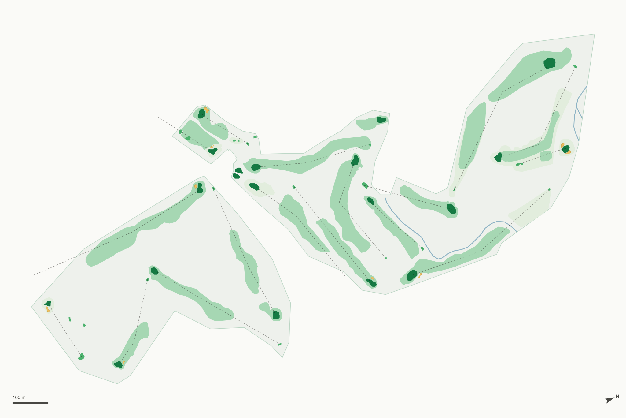 Map of Millsite Golf Course
