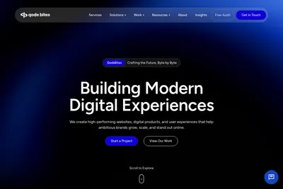 Screenshot of the Mohamed ElQadi homepage