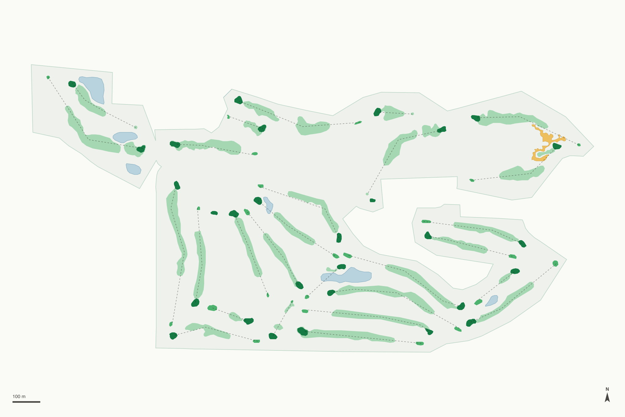 Map of Mascoutin Golf Club