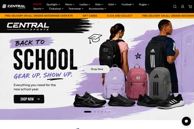 Screenshot of the Darren homepage