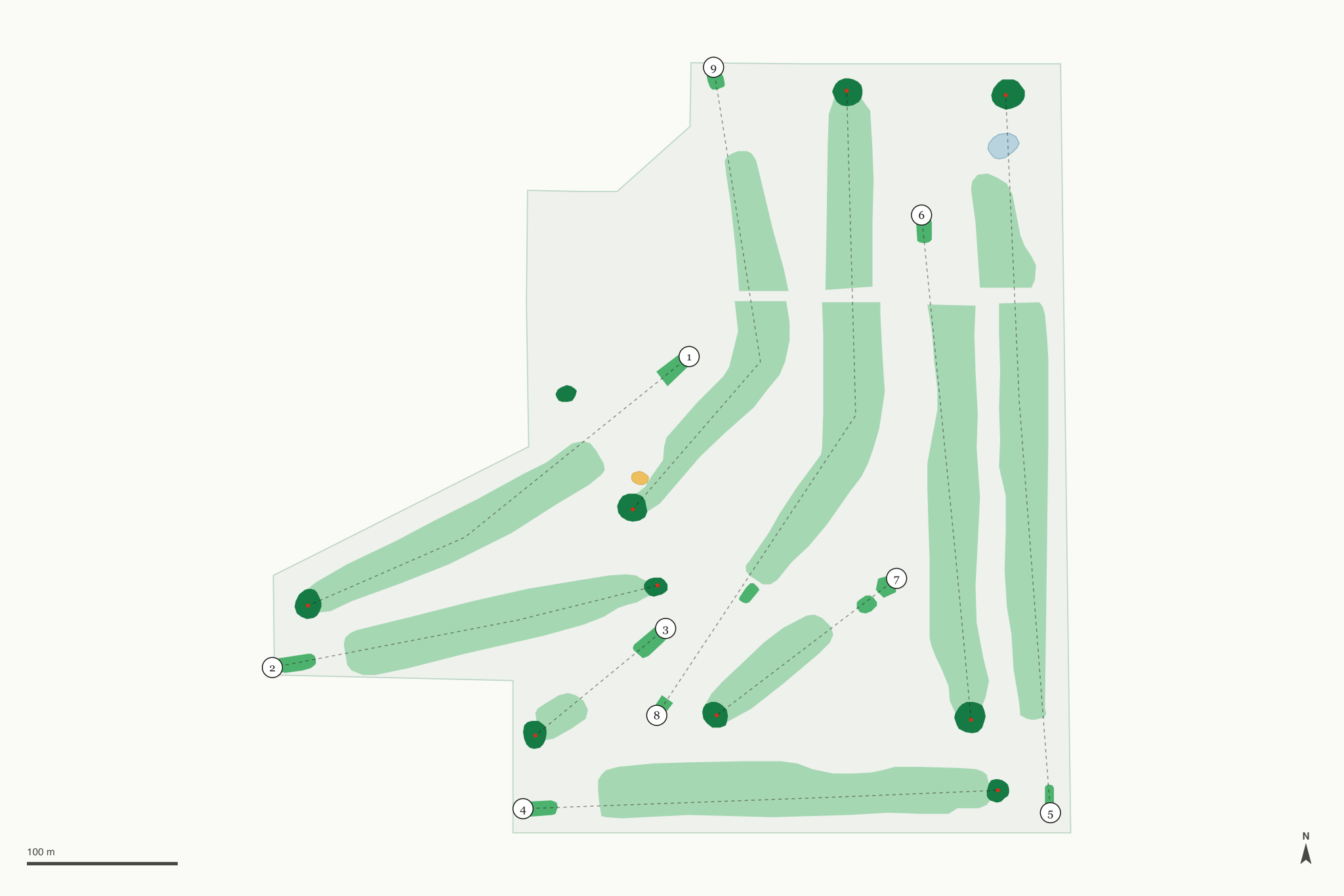 Map of Harmony Golf Club