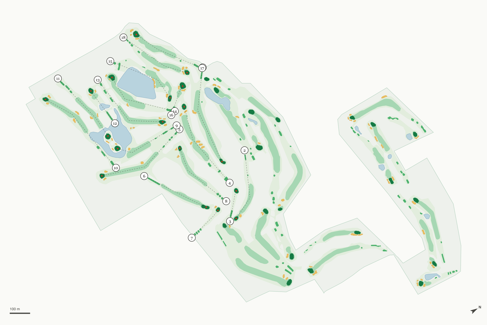 Map of The Prairie Glen at Devil's Head Resort