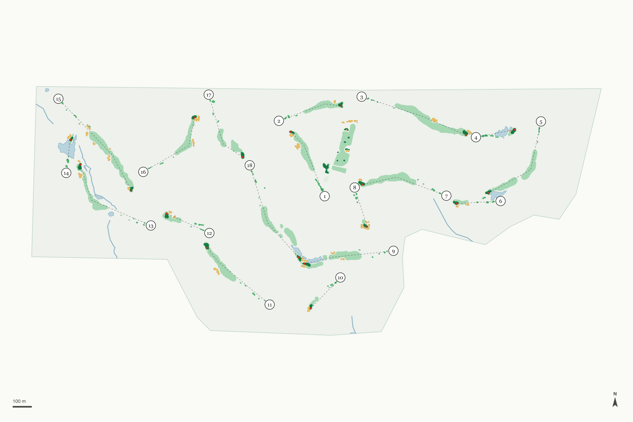 Map of Forest Highlands Golf Club