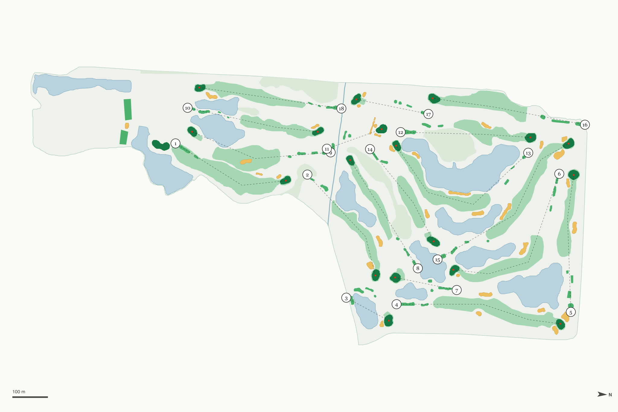 Map of Tatum Ridge Golf Links