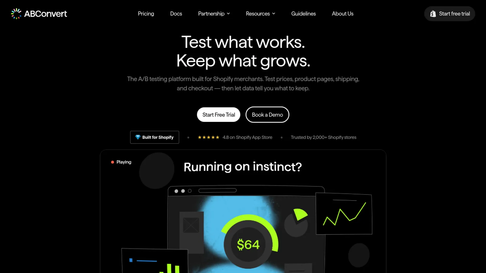 Screenshot of the Kairos Labs homepage
