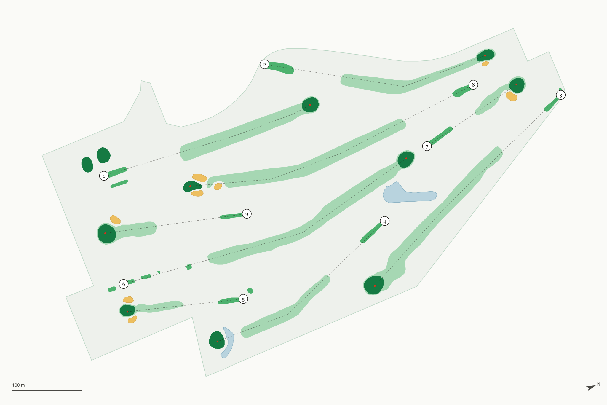 Map of Royal Oak Golf Course