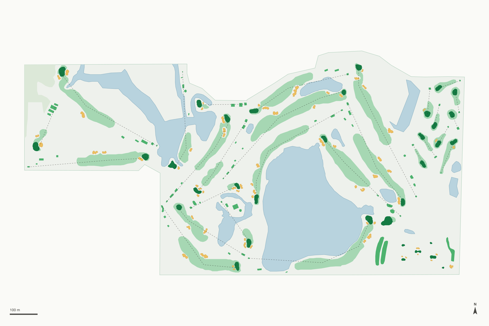 Map of Rush Creek Golf Club