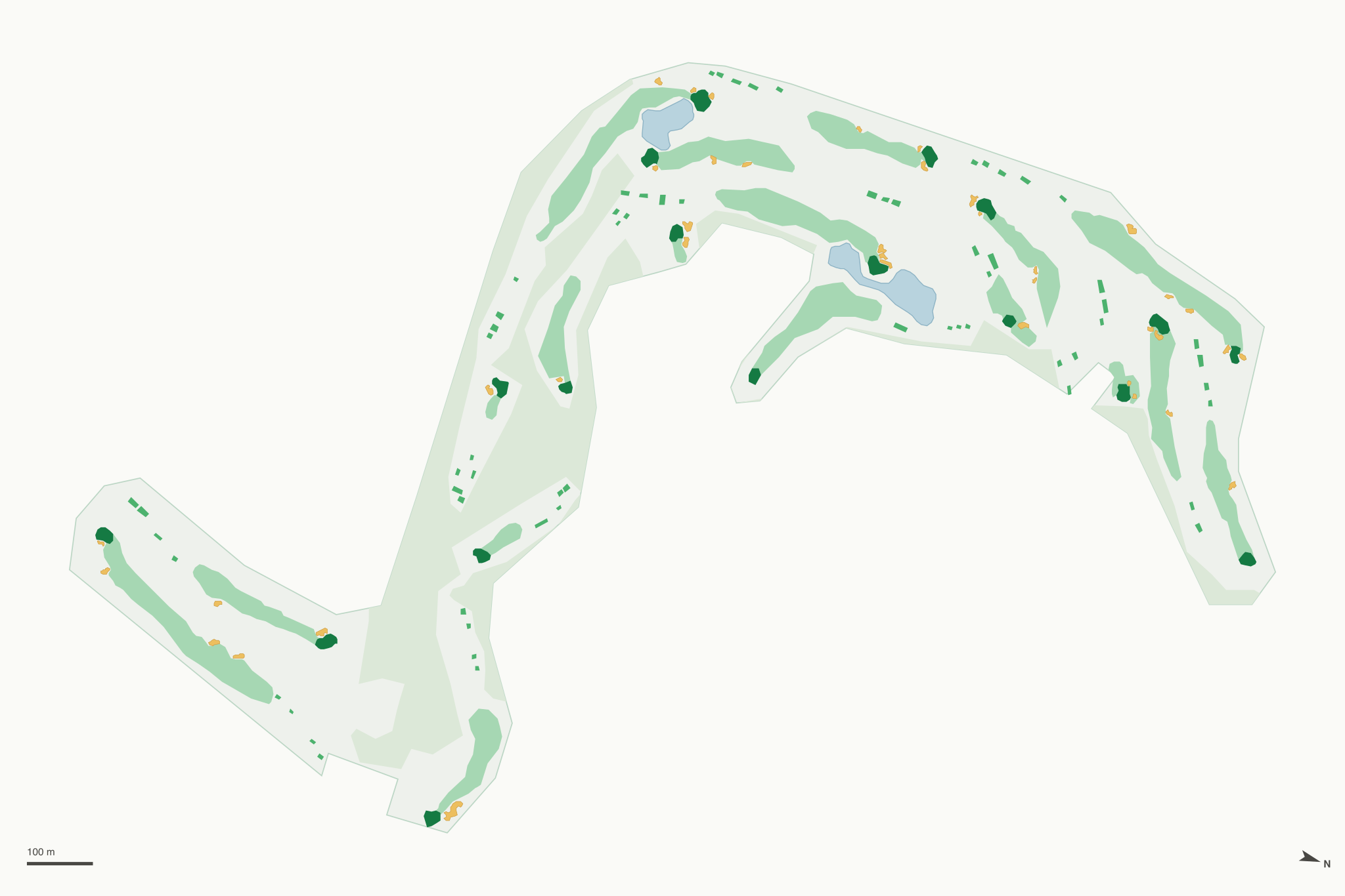 Map of Manitou Passage Golf Club