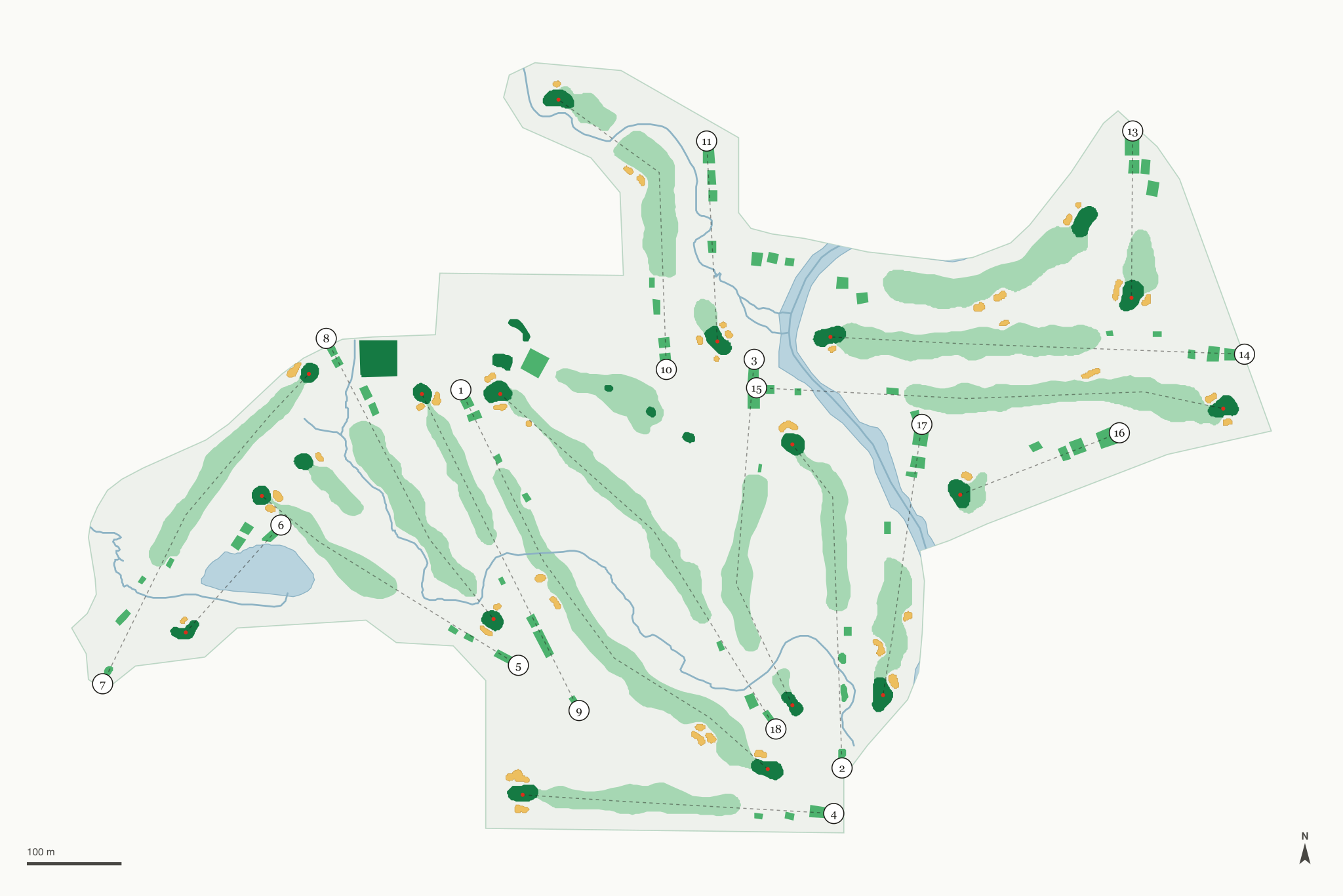 Map of Columbia Country Club