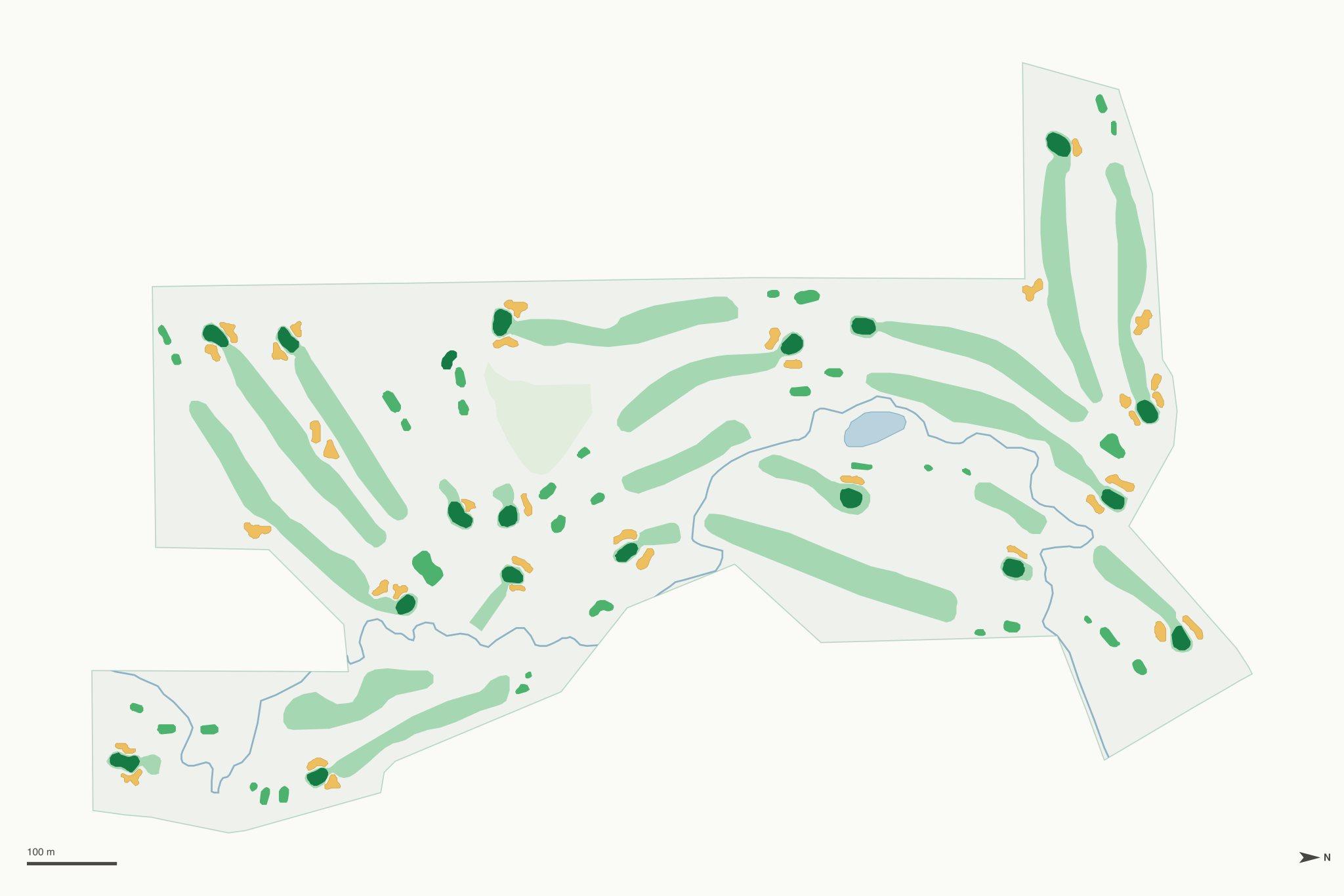 Map of Baraboo Country Club