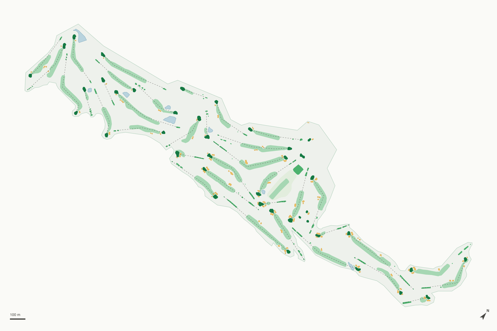 Map of Eisenhower Golf Course
