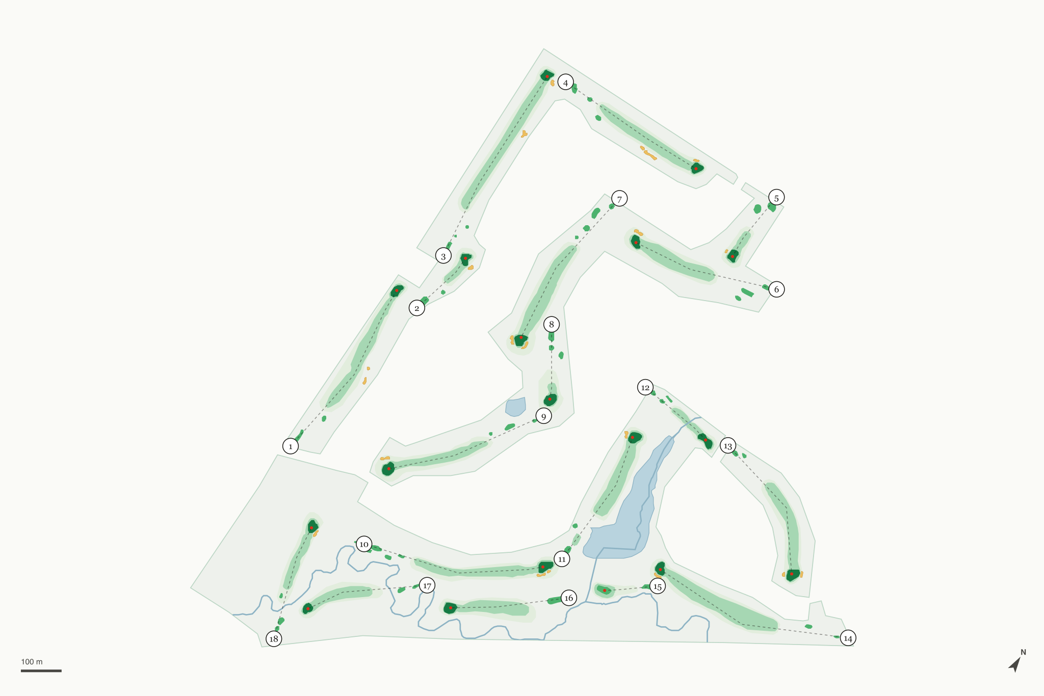 Map of Copper Creek Golf Club