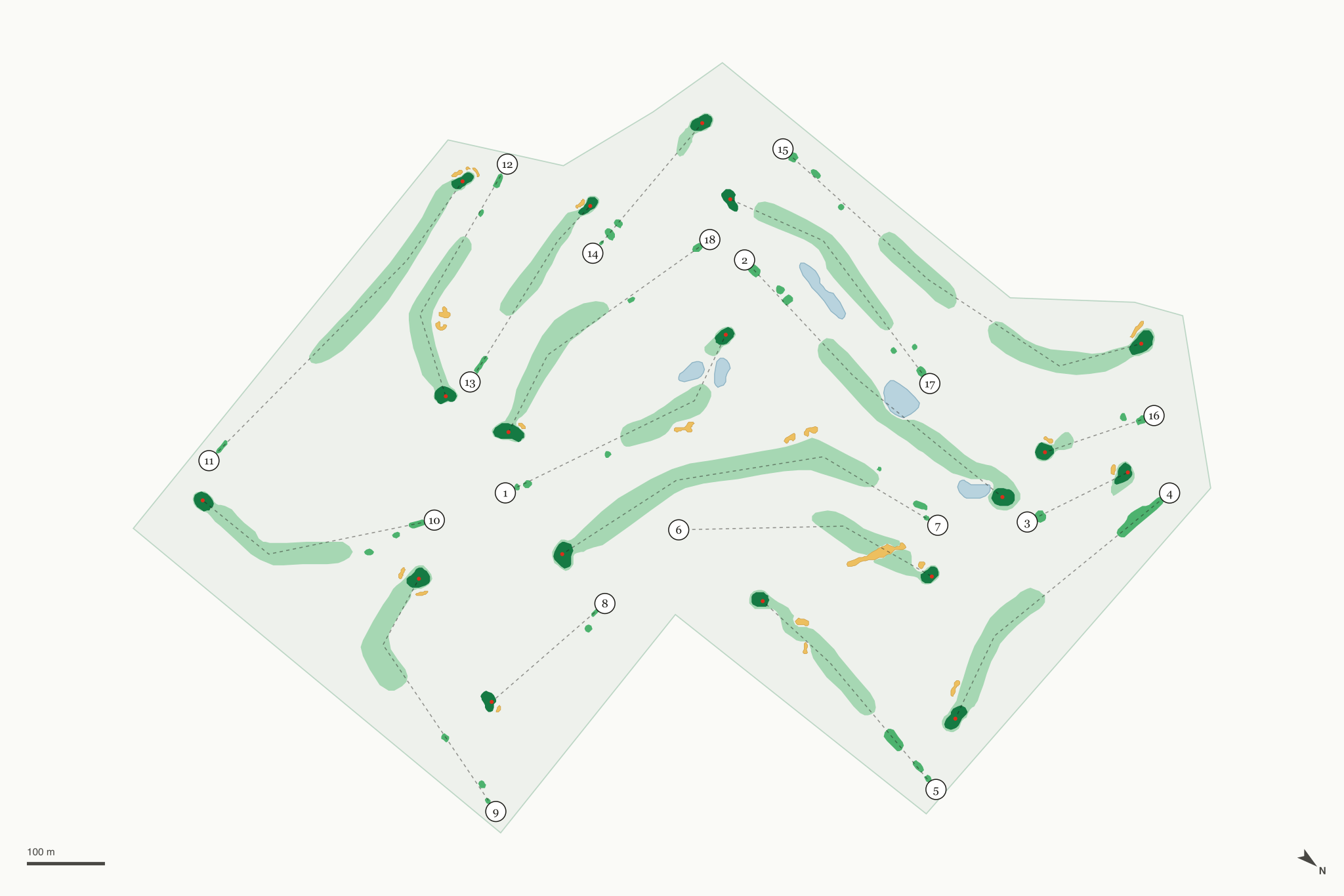 Map of Grandview Golf Club