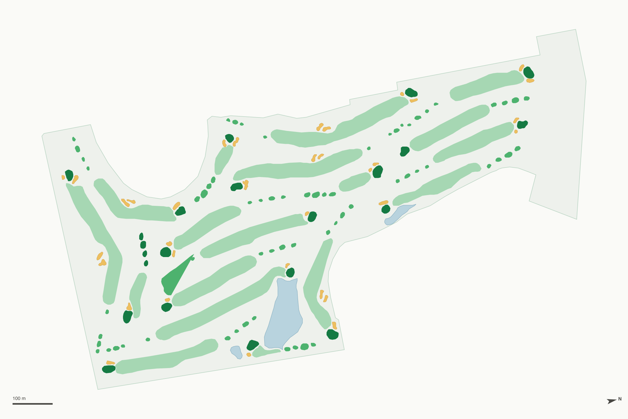 Map of Spencer Municipal Golf Course