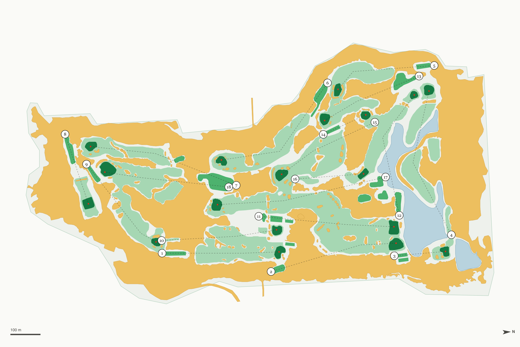 Map of The Lido