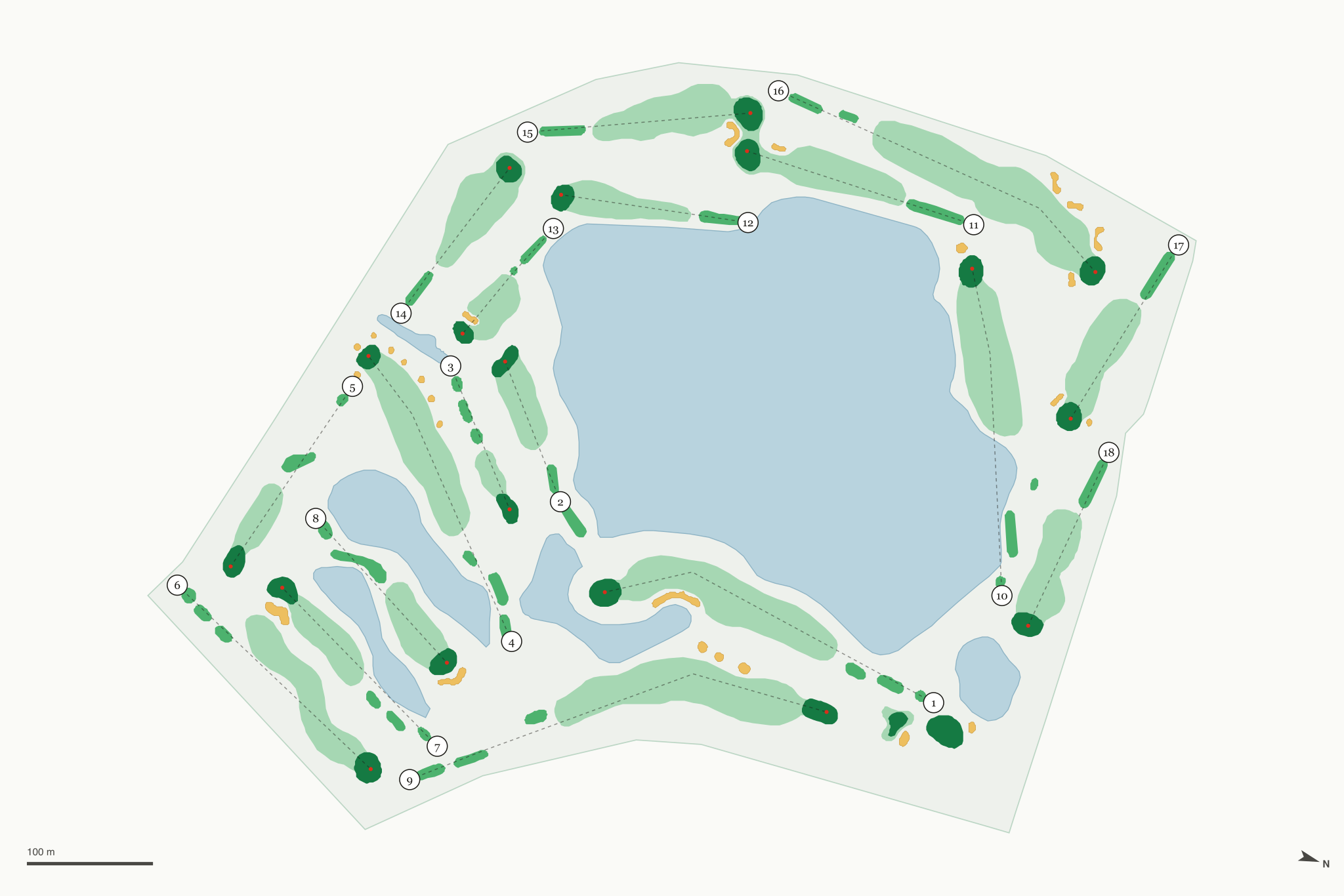 Map of The Cove of Rotonda Golf Center