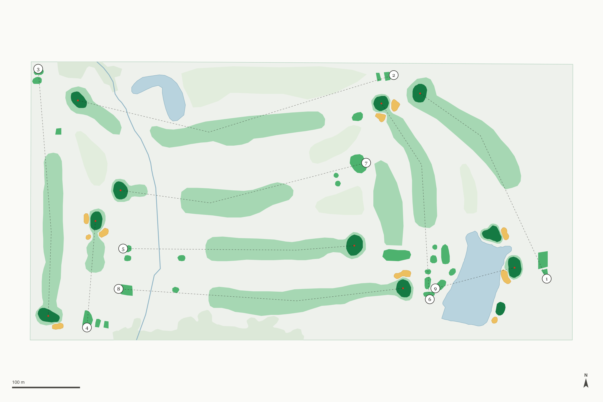 Map of Urbandale Golf & Country Club