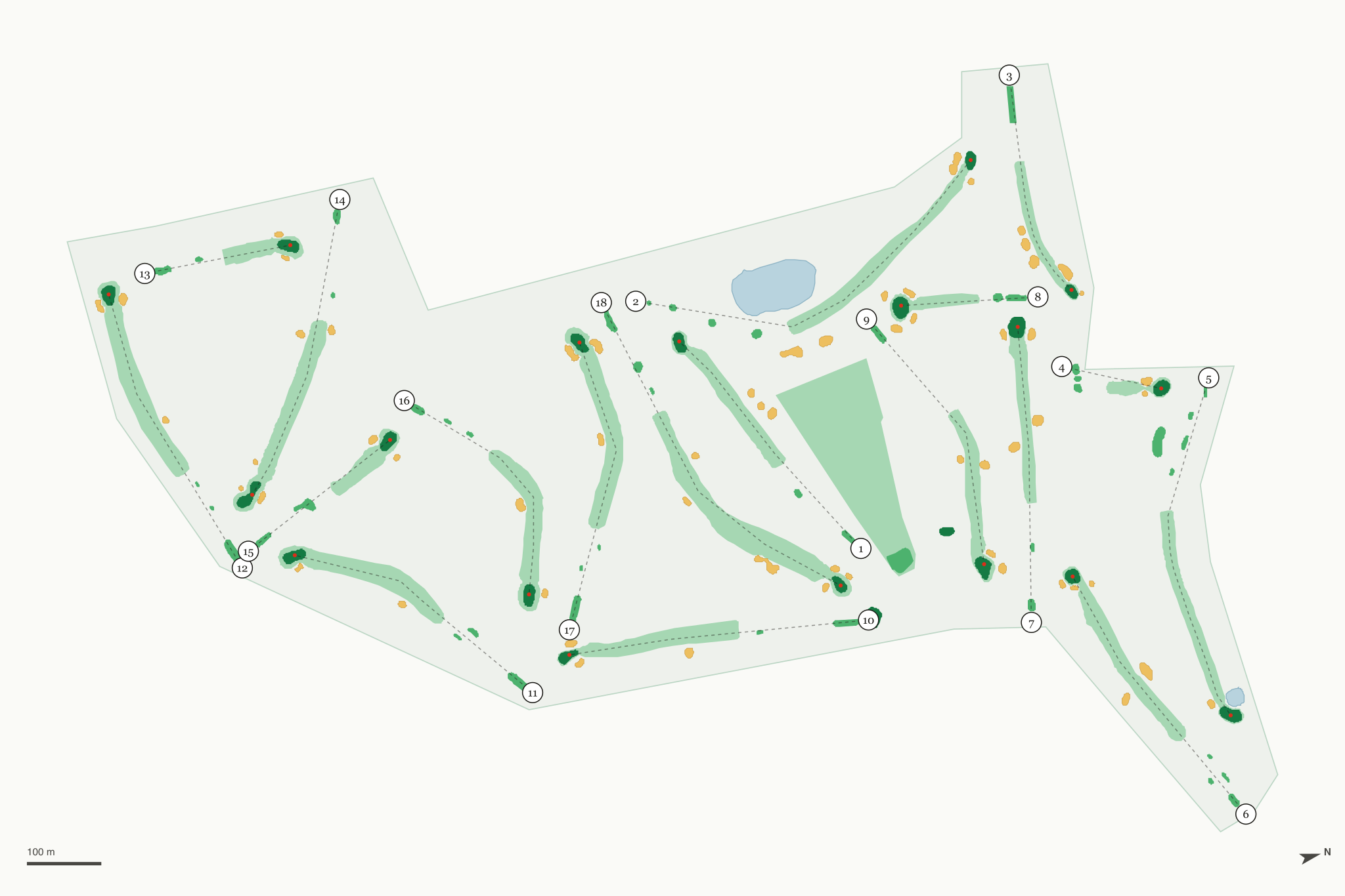 Map of The Oaks at Kincheloe