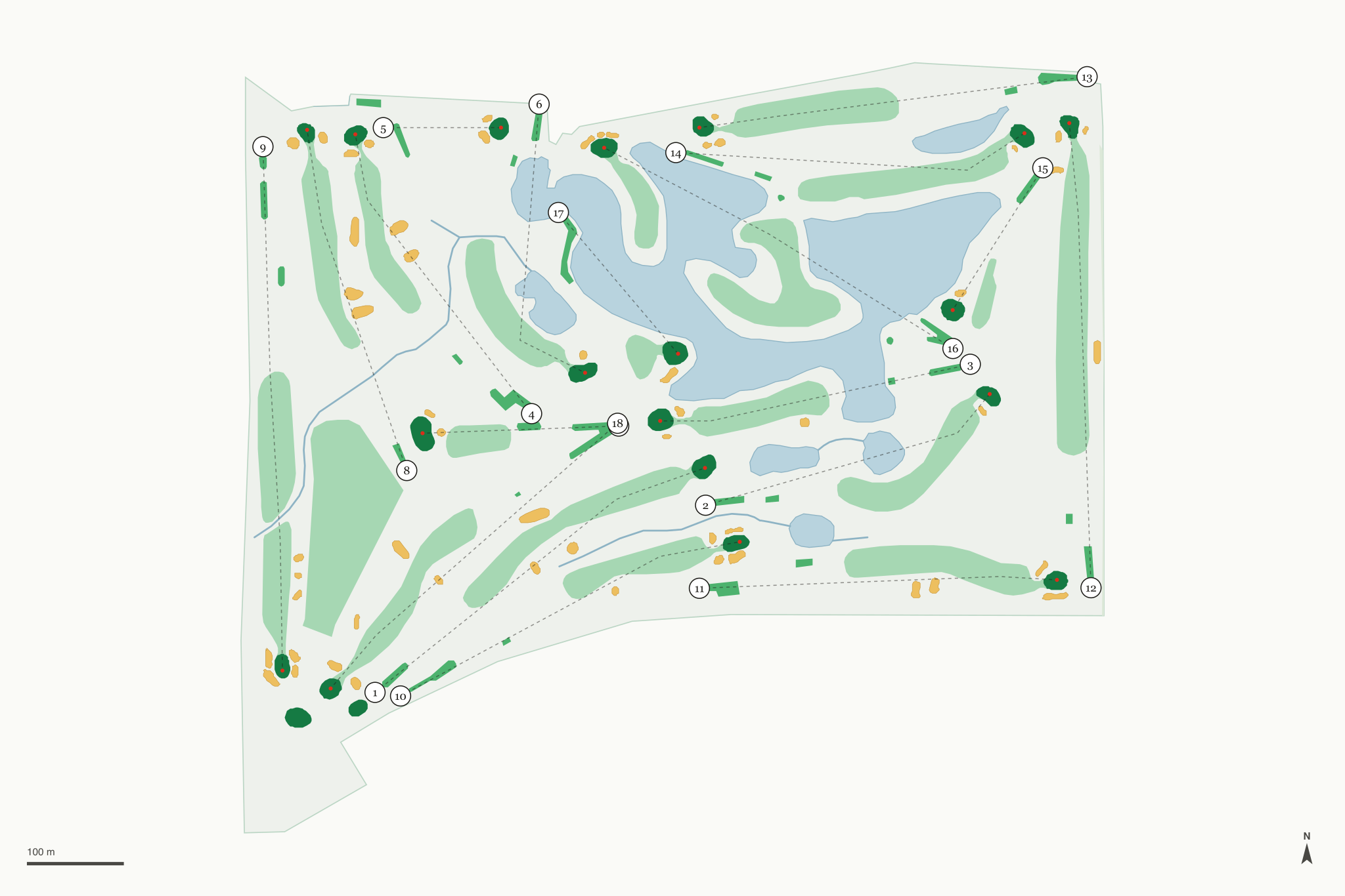 Map of Lido Golf Club
