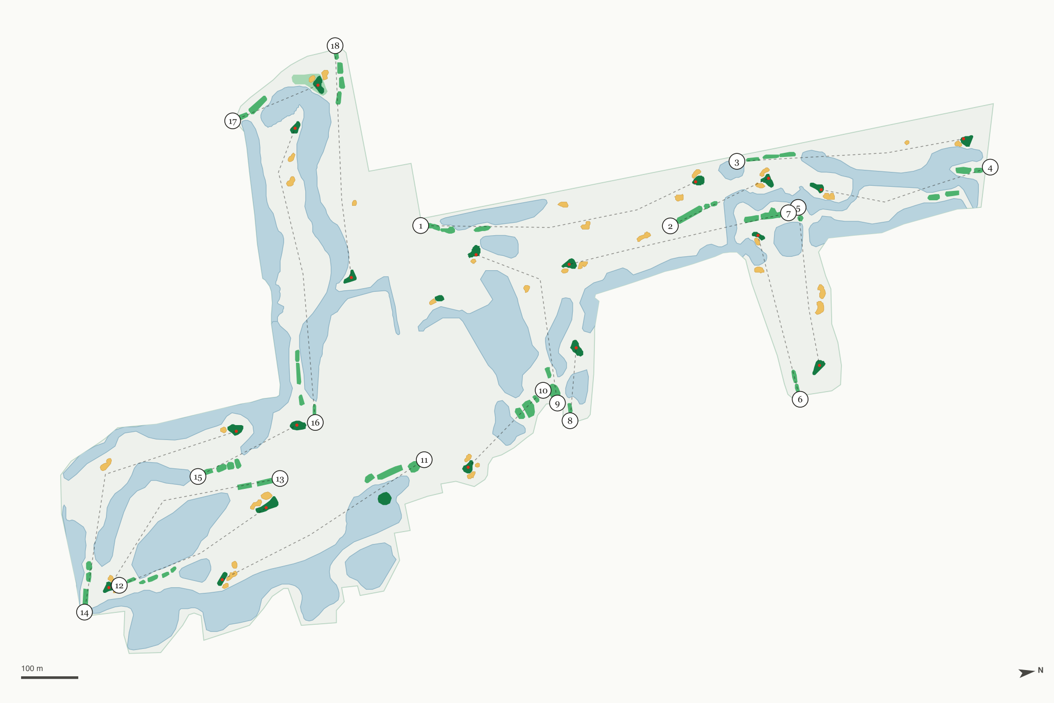 Map of Davie Golf Club