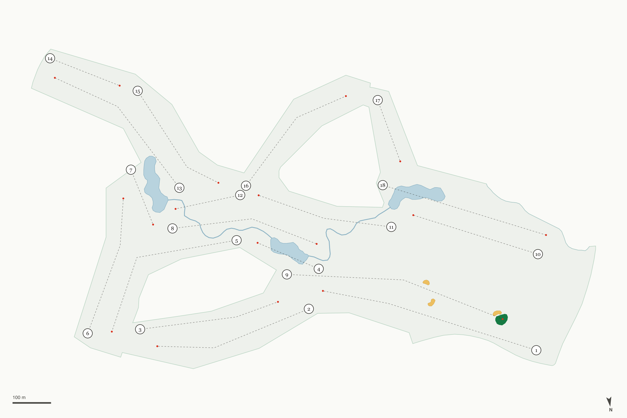 Map of Dobson Ranch Golf Course