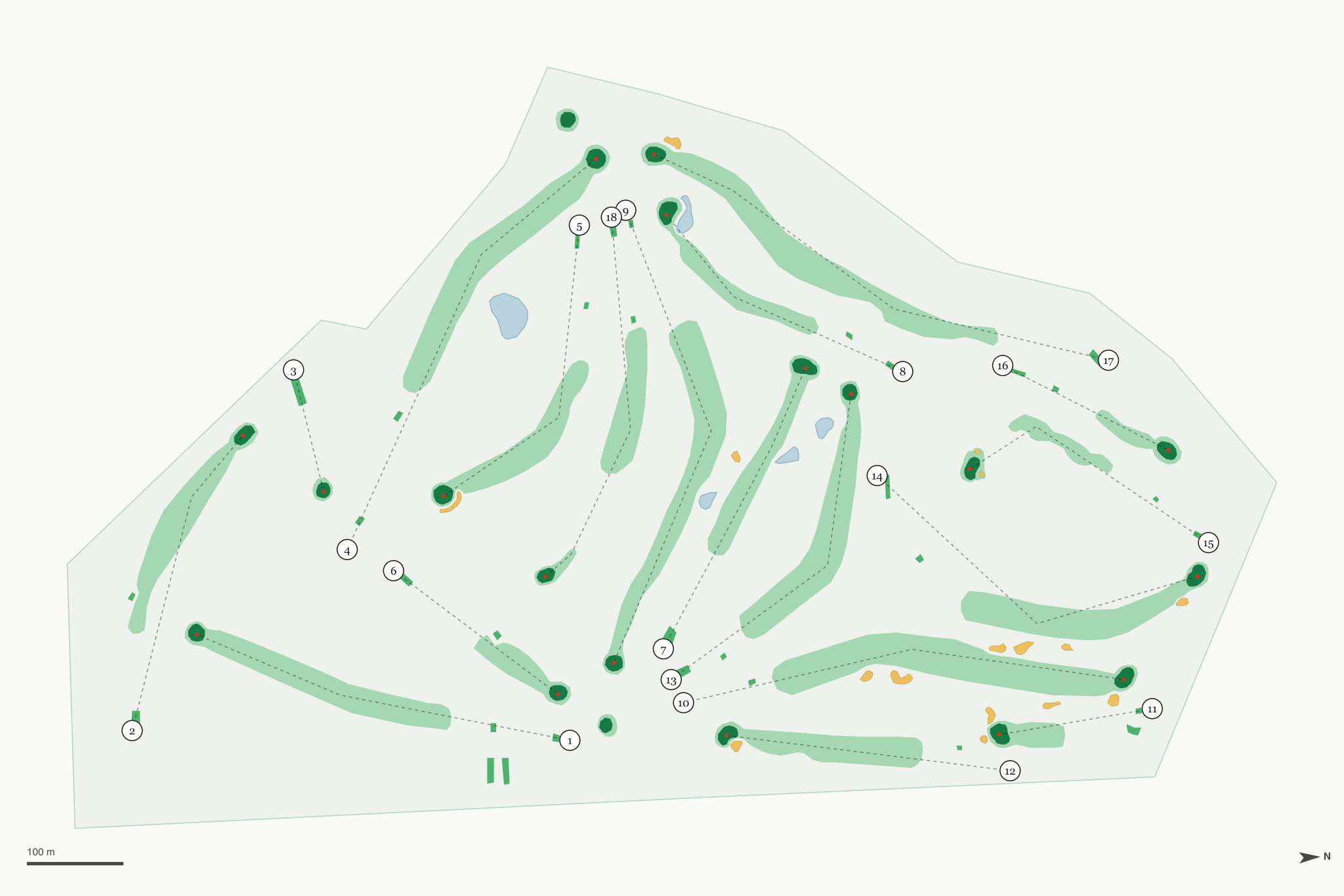 Map of Kimball Golf Club