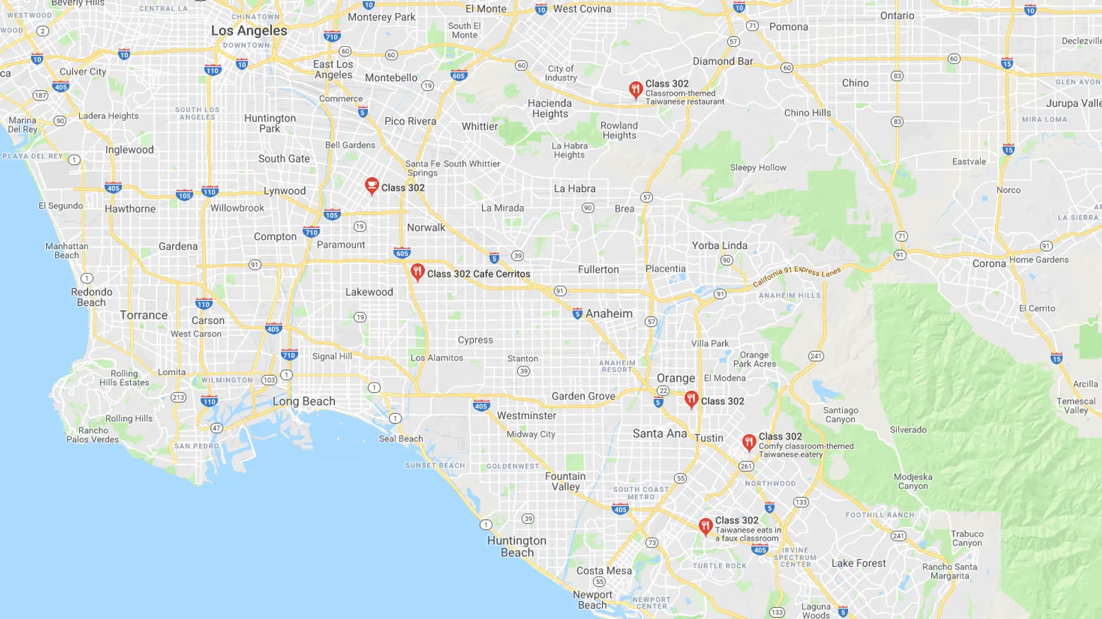 Class 302 Cafe - Downey