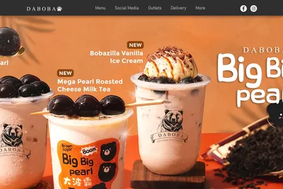 Daboba Rockville website homepage