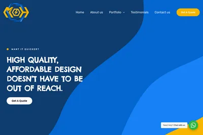 Screenshot of the Mesh Honey Ltd homepage
