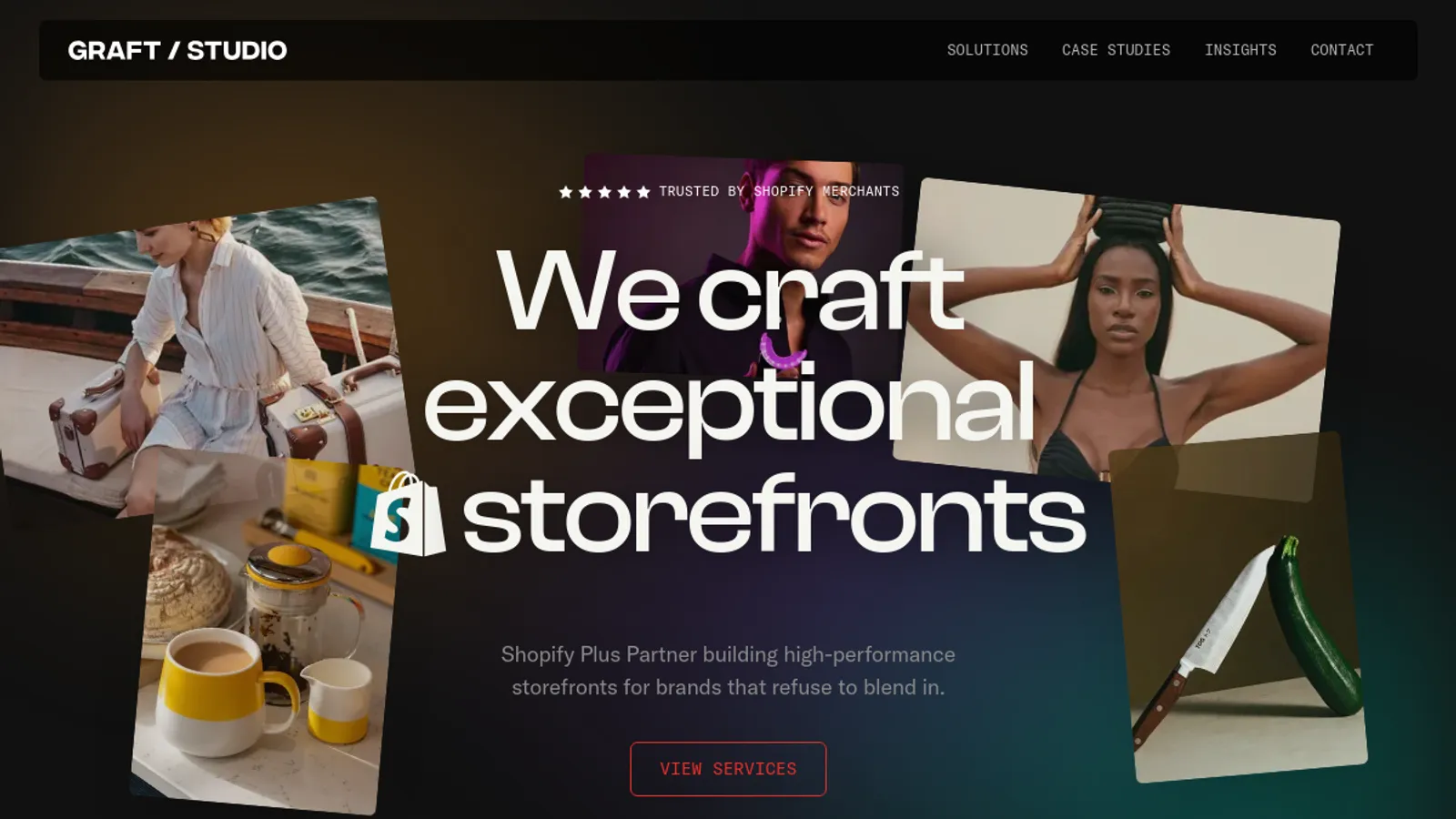 Screenshot of the Graftstudio Ltd homepage