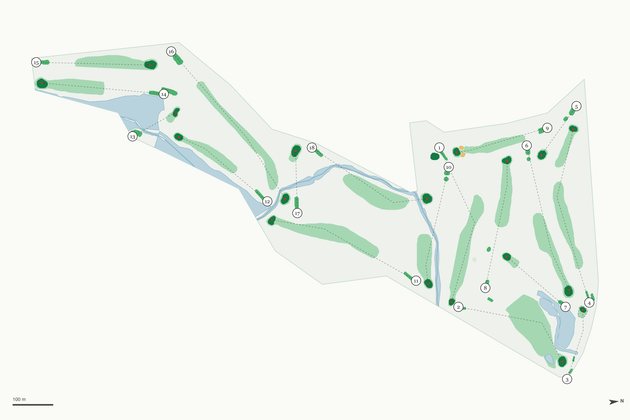Map of Enumclaw Golf Course