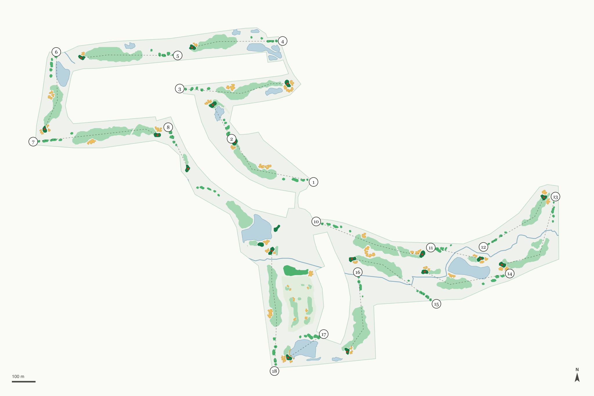 Map of Northville Hills Golf Club
