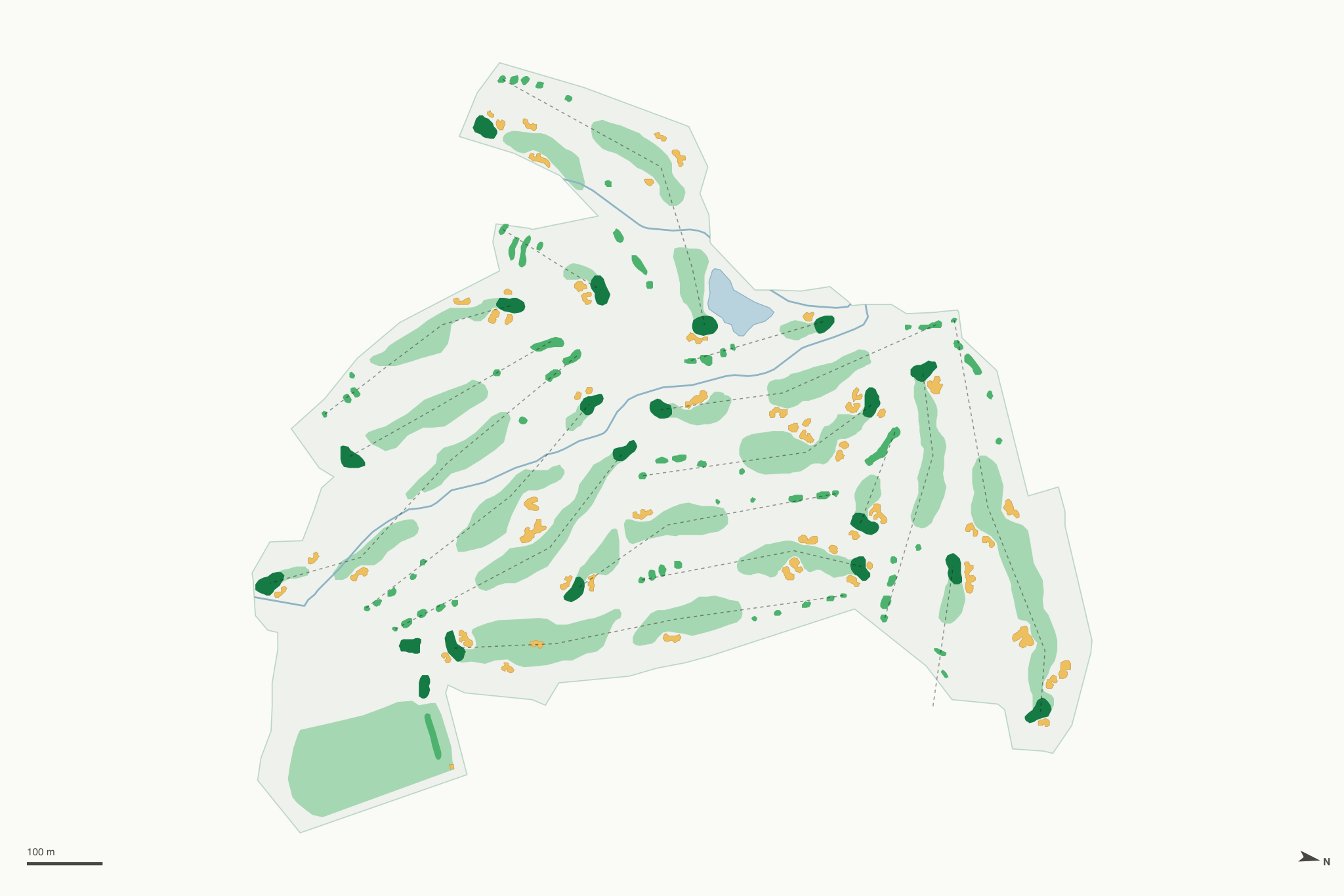 Map of Callippe Preserve Golf Course