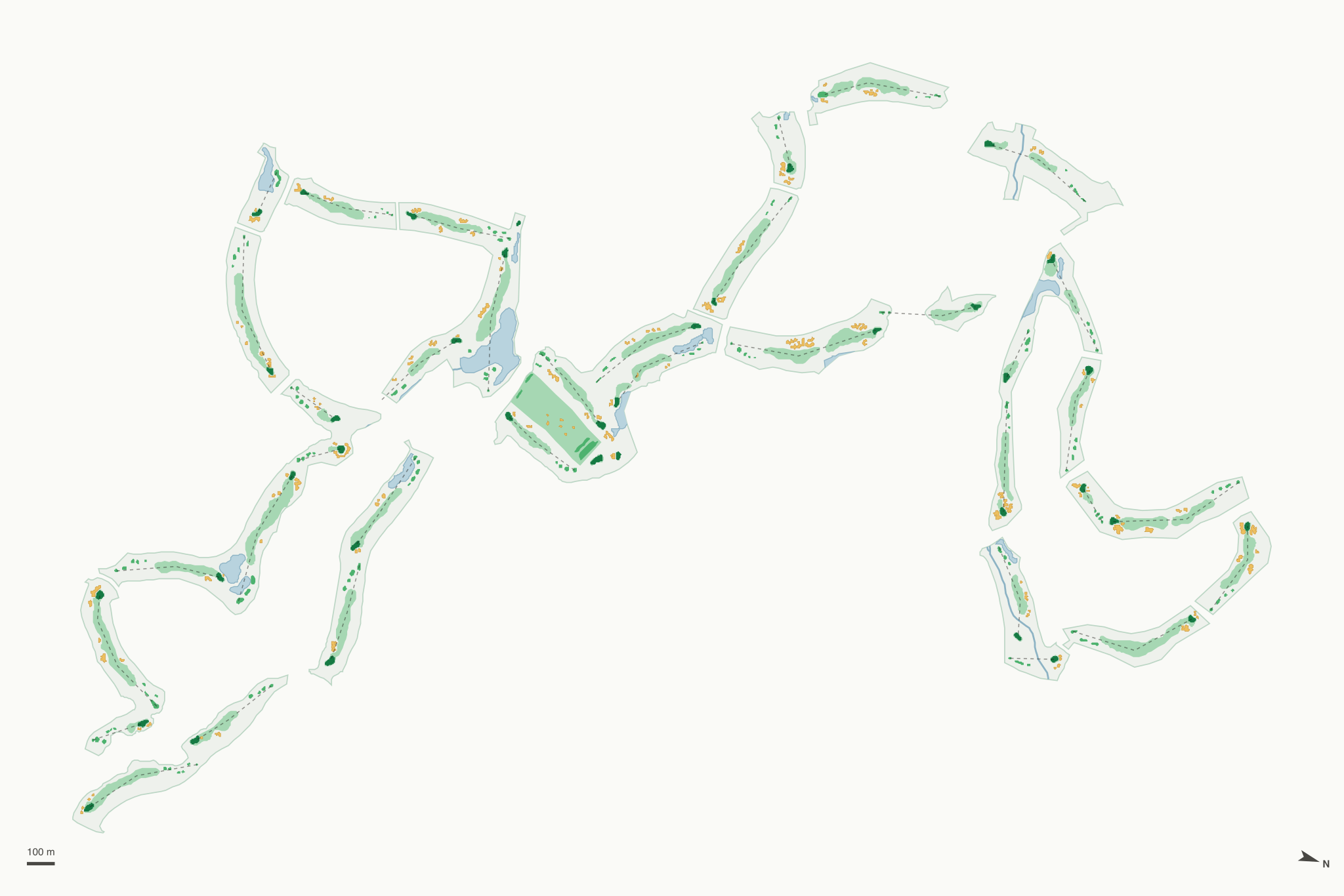 Map of Lincoln Hills Golf Club