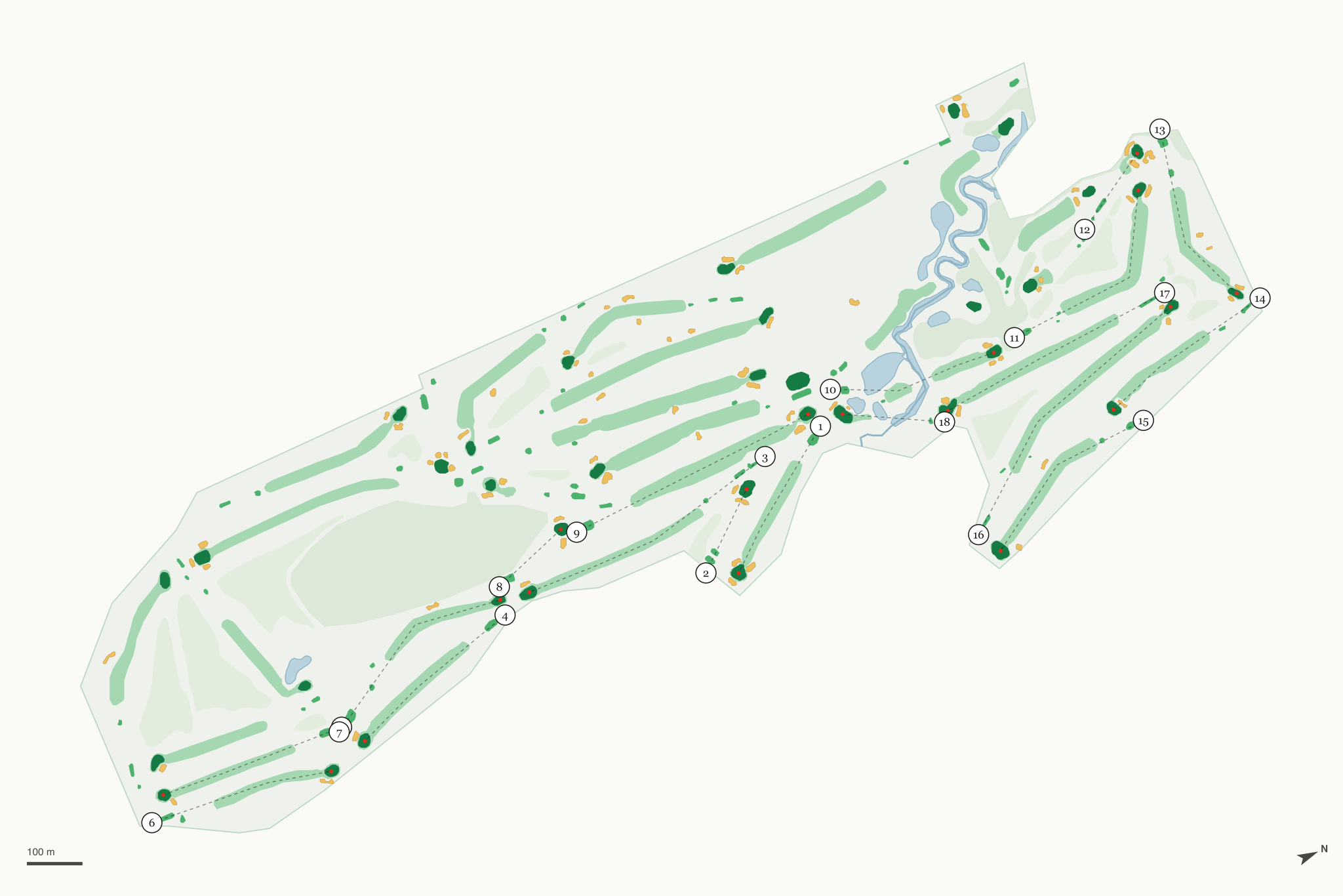 Map of Pine View Golf Club