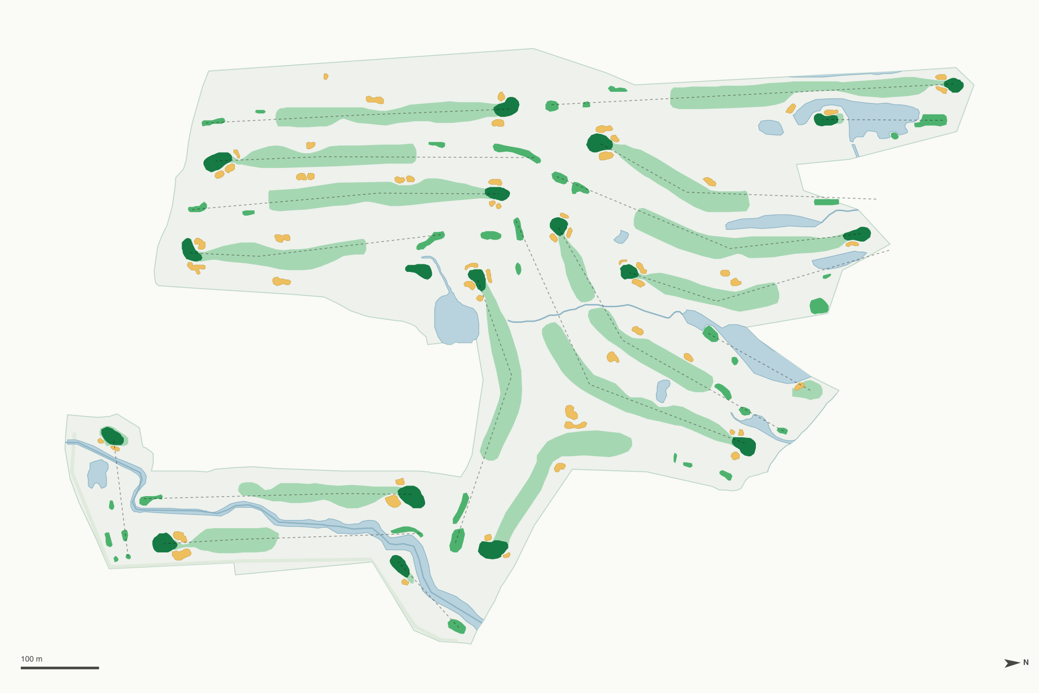 Map of Sawmill Creek Golf Club - Huron, OH