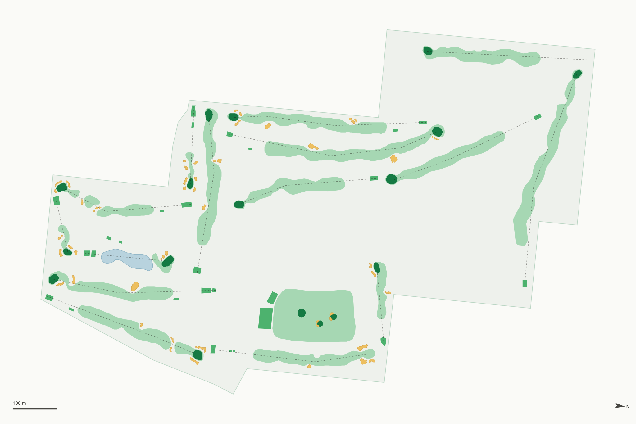 Map of Ravisloe Country Club