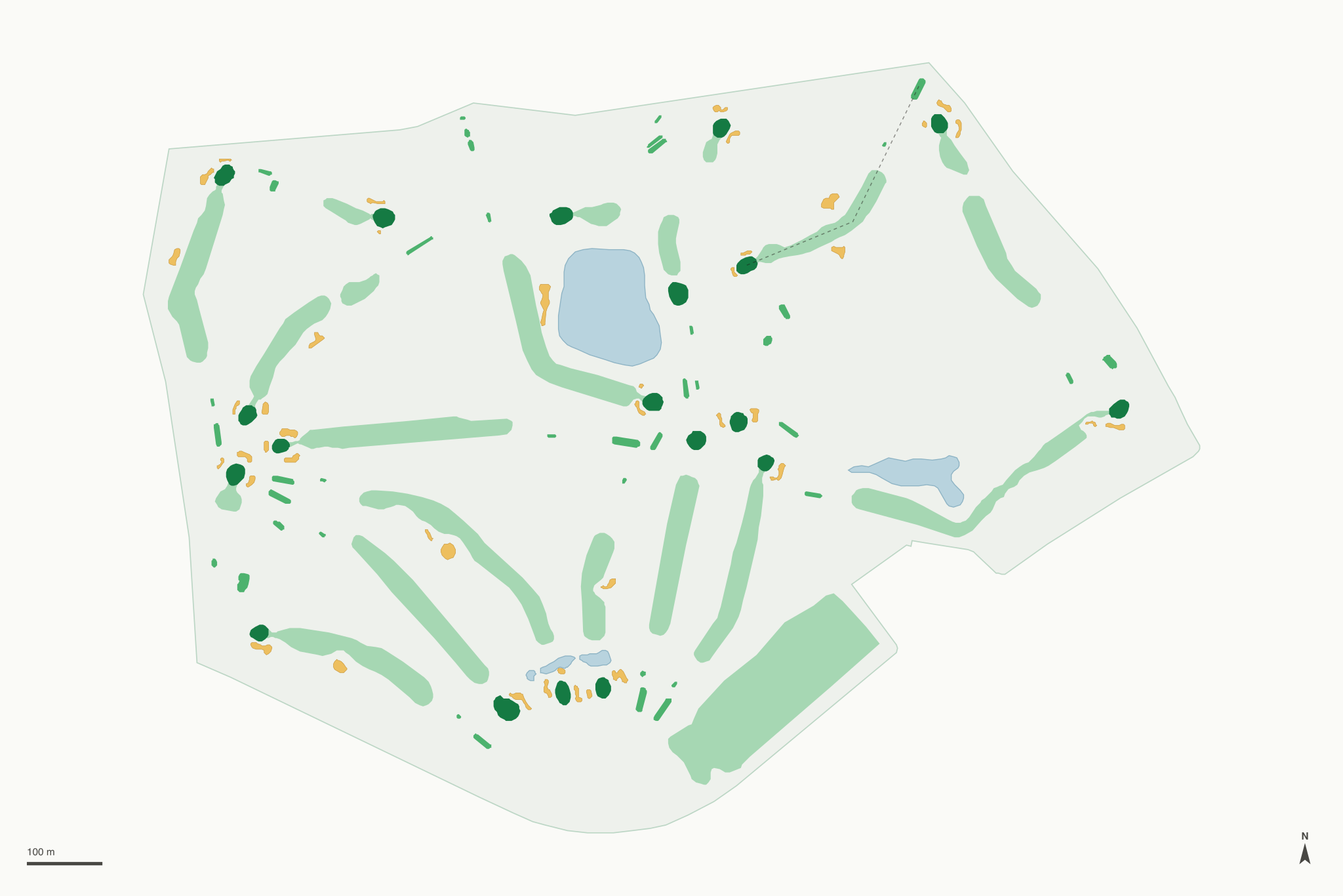 Map of Cheyenne Shadows Golf Club