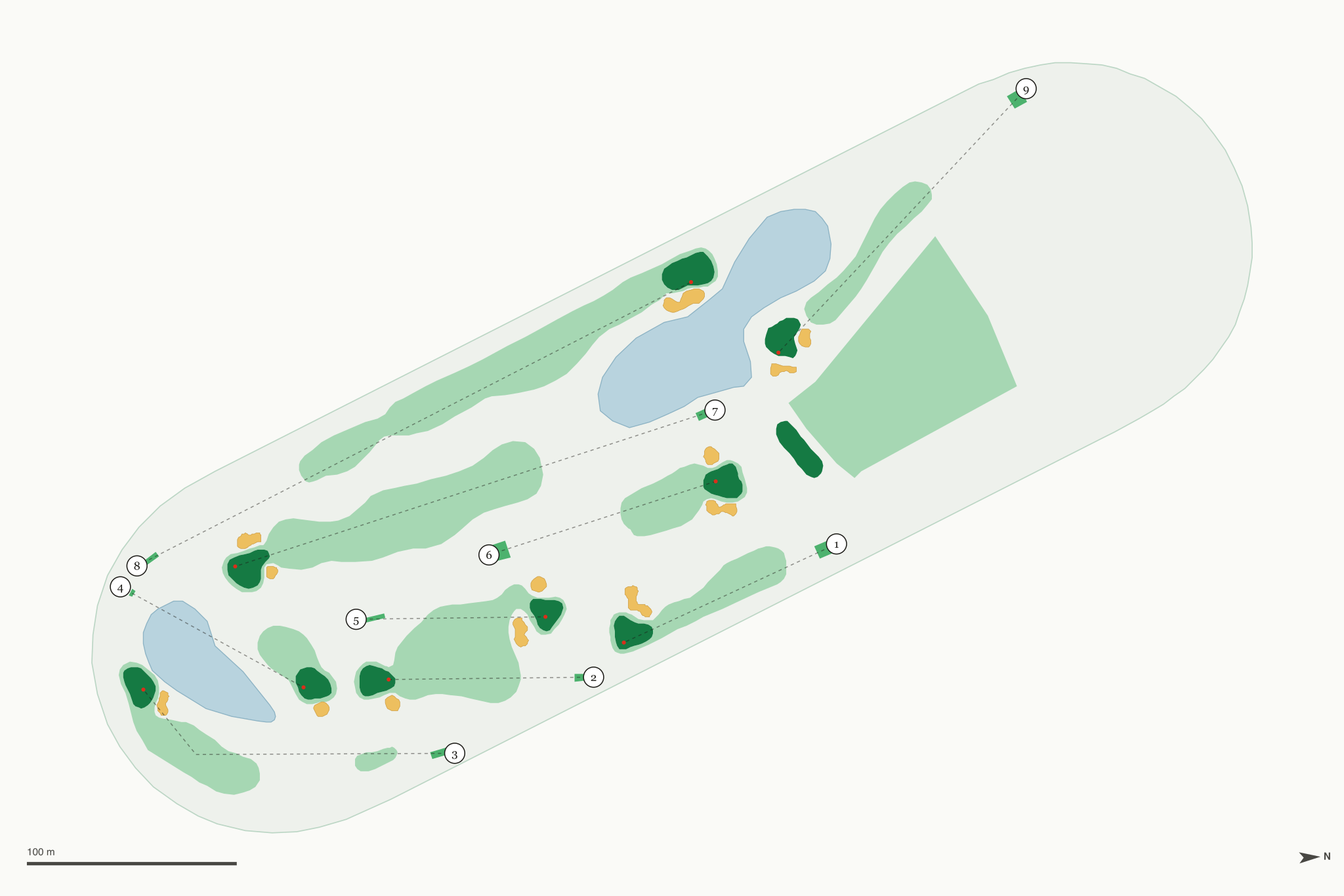 Map of Fairgrounds Golf Course