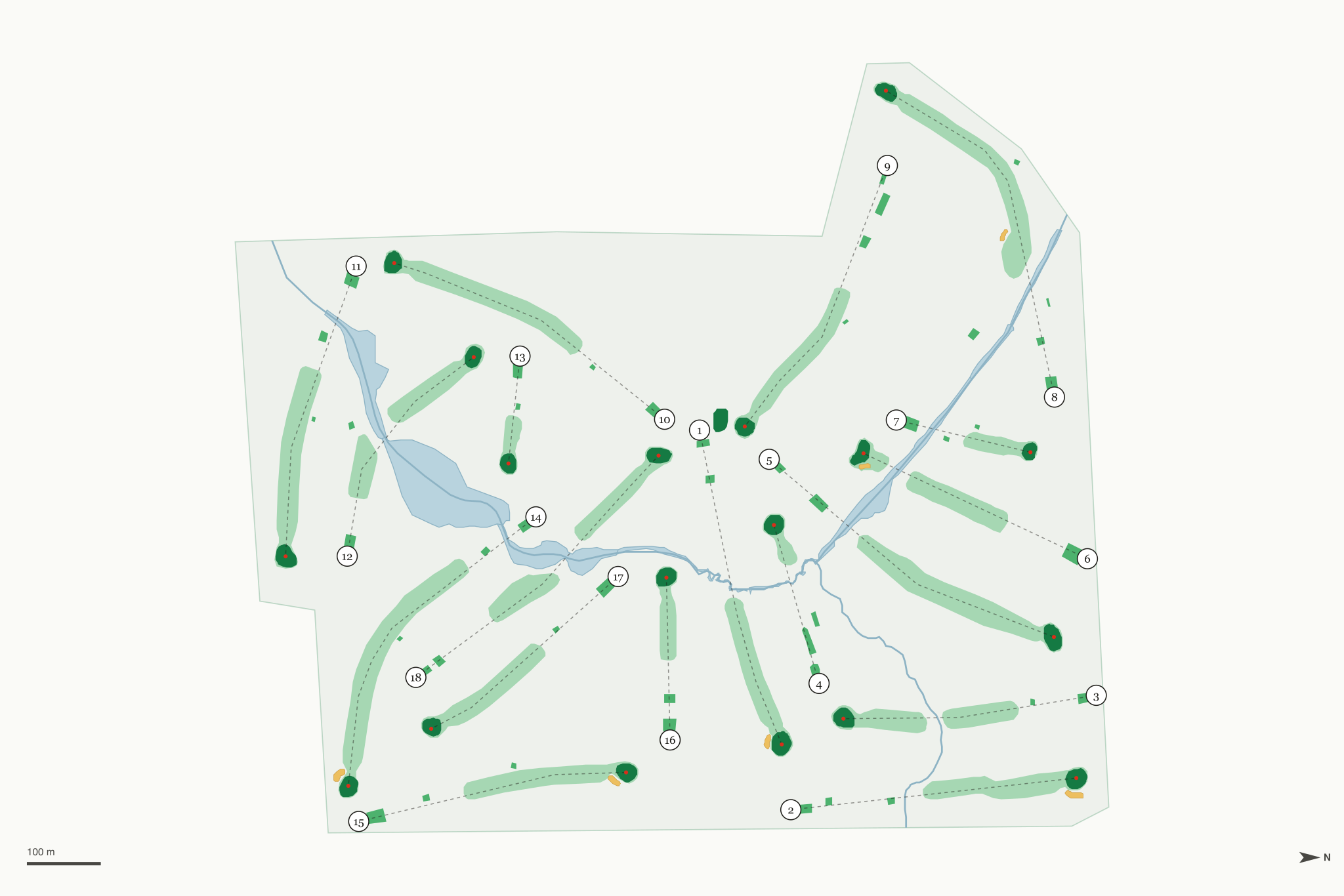 Map of Dretzka Park Golf Course