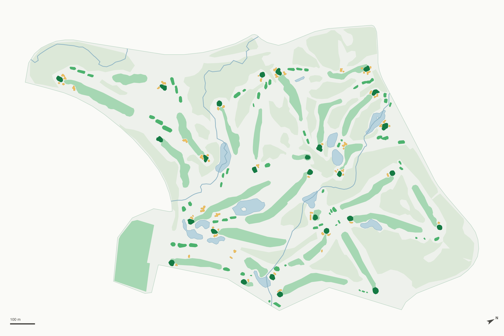 Map of Enger Park Golf Course