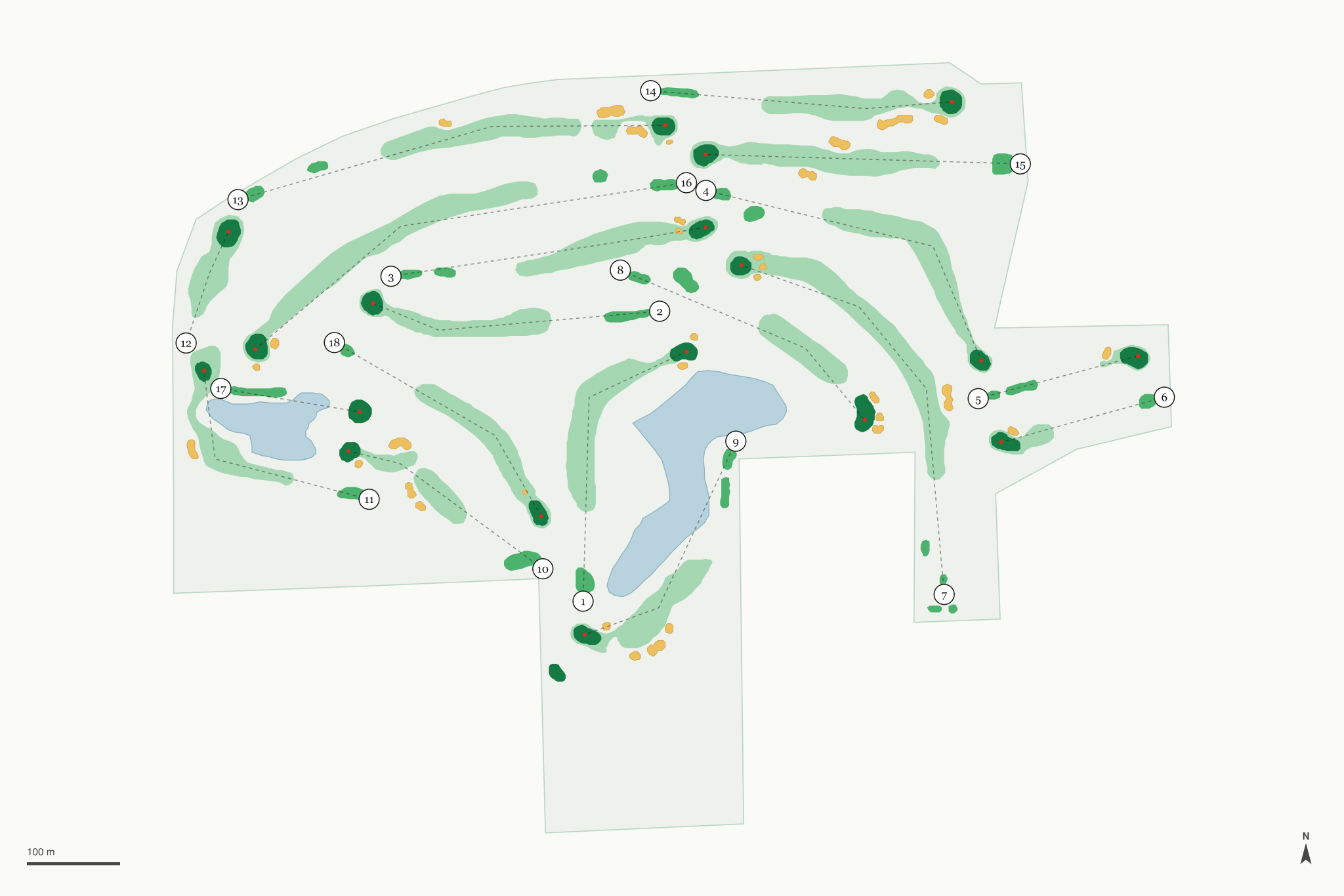 Map of Taylor Meadows Golf Club